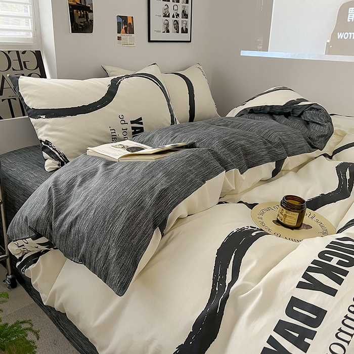 91家纺网 家纺一手货源 找家纺 吉象家纺 2025新款全棉印花四件套