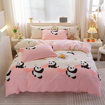 91家纺网 家纺一手货源 找家纺 （总）2025新款40s简欧全棉纯棉印花多规格系列四件套