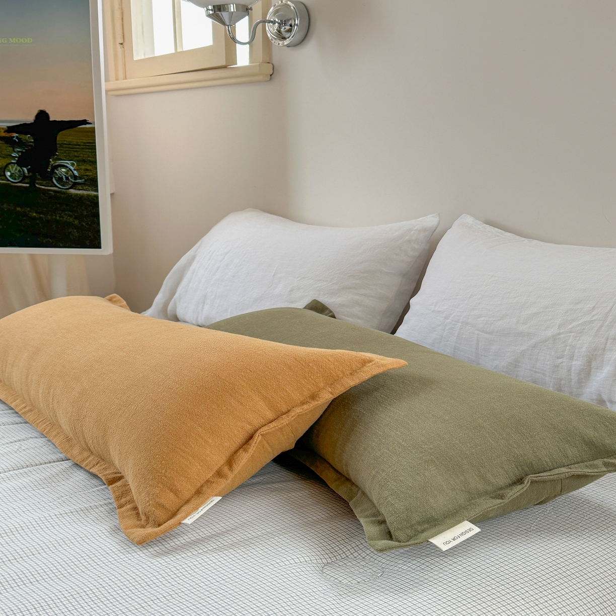 91家纺网 家纺一手货源 找家纺 （总）美茉家居 2025新款棉麻宽边长枕