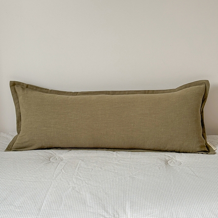 91家纺网 家纺一手货源 找家纺 （总）美茉家居 2025新款棉麻宽边长枕