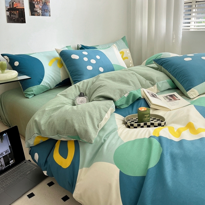 91家纺网 家纺一手货源 找家纺 吉象家纺 2025新款全棉印花四件套