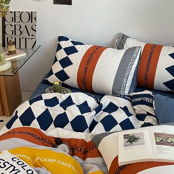 91家纺网 家纺一手货源 找家纺 吉象家纺 2025新款全棉印花四件套