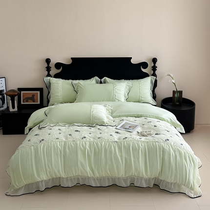 91家纺网 家纺一手货源 找家纺 （总）艺玲家纺2025新款法式高定香榭丽四件套系列