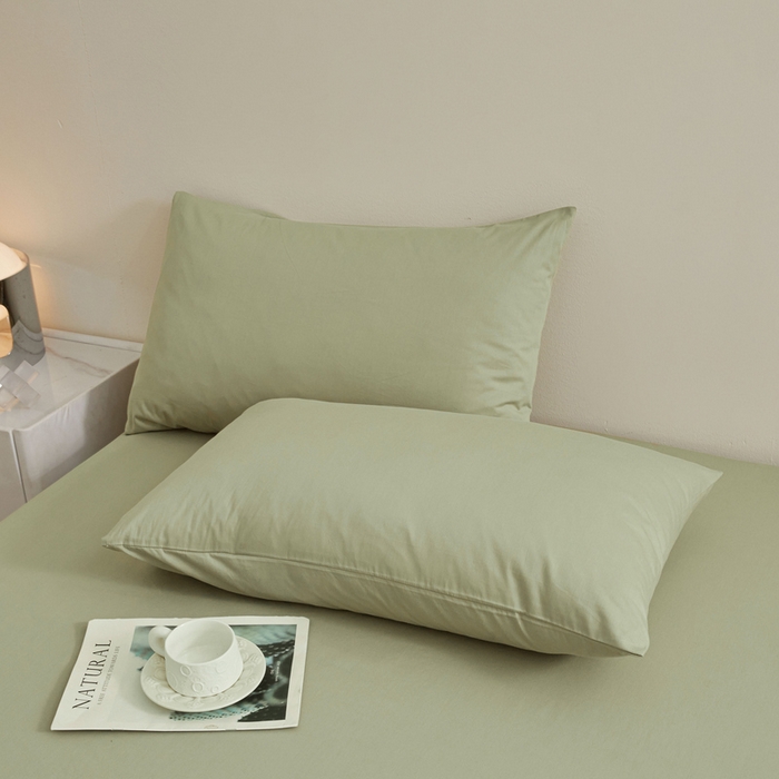 91家纺网 家纺一手货源 找家纺 优眠坊 2025新款全棉13372单床笠 橄榄绿