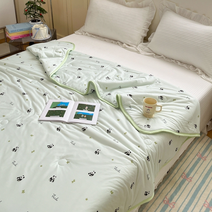 91家纺网 家纺一手货源 找家纺 预言家纺 2024新款A类针织棉夏被