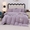 91家纺网 家纺一手货源 找家纺 优姿家纺2025新品高端加密全棉100支绣花宽边四件套 玫瑰花簇紫罗兰