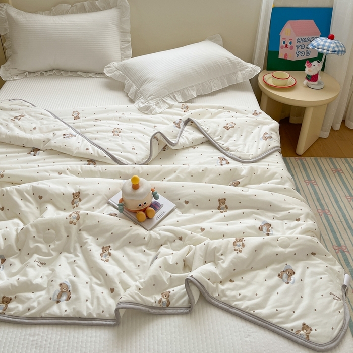 91家纺网 家纺一手货源 找家纺 预言家纺 2024新款A类针织棉夏被