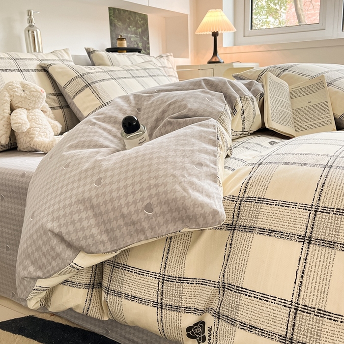 91家纺网 家纺一手货源 找家纺 吉象家纺 2025新款全棉印花四件套