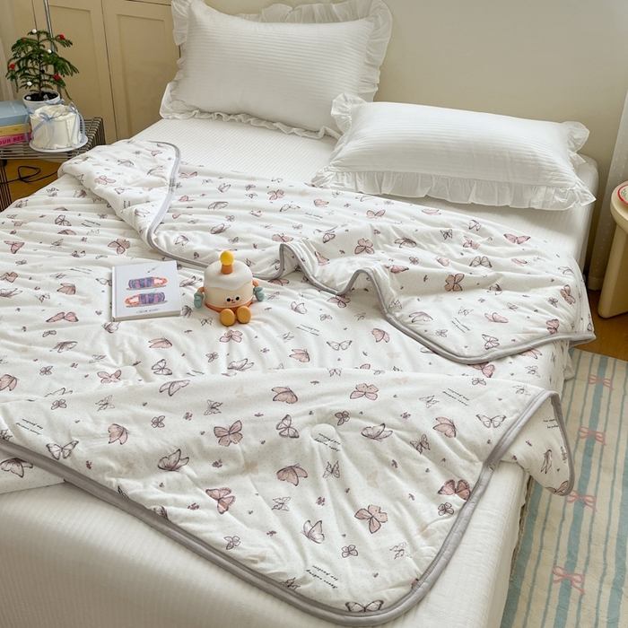 91家纺网 家纺一手货源 找家纺 预言家纺 2024新款A类针织棉夏被