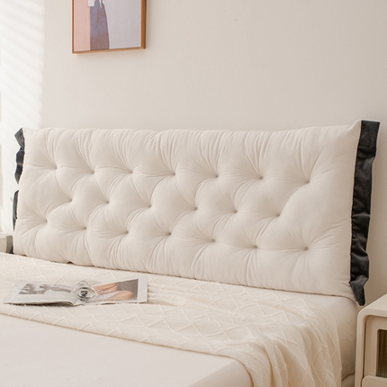 碧尔家居 2025新款靠垫卧室床头床上靠枕防撞沙榻榻米护腰大靠背免拆洗小清新水晶绒