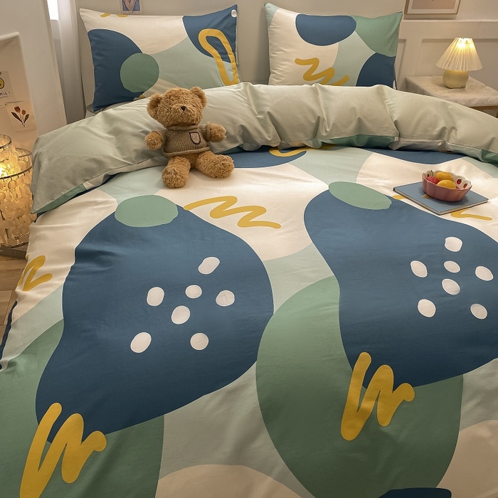 91家纺网 家纺一手货源 找家纺 吉象家纺 2025新款全棉印花四件套