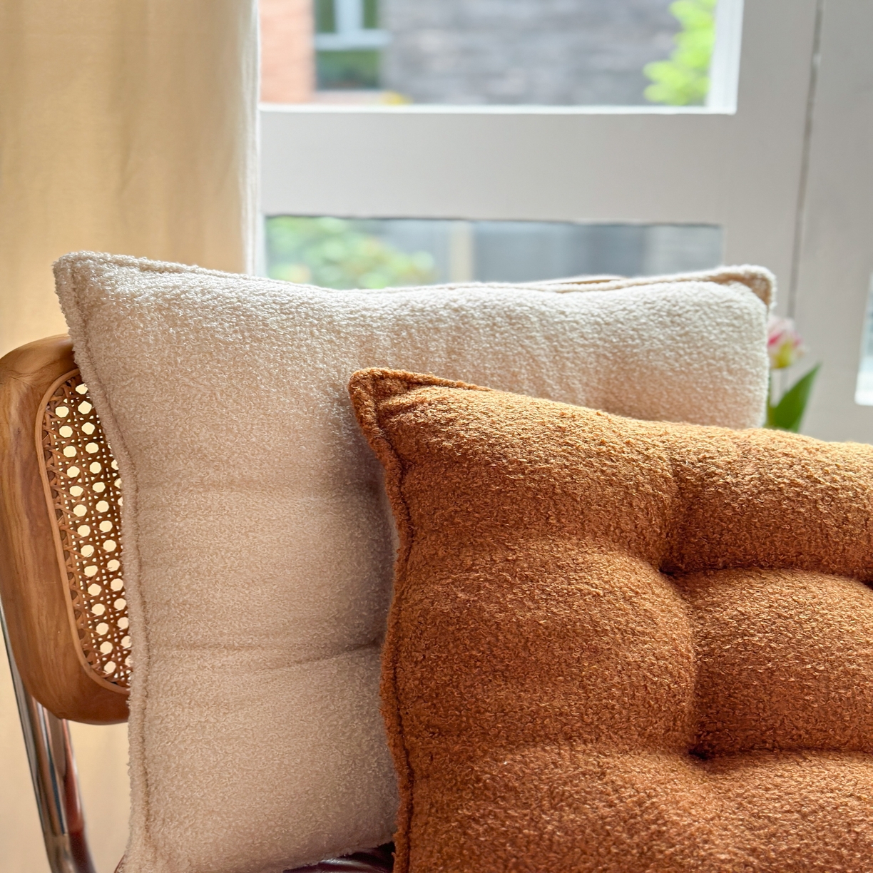 91家纺网 家纺一手货源 找家纺 （总）美茉家居 2025新款泰迪绒方形坐垫