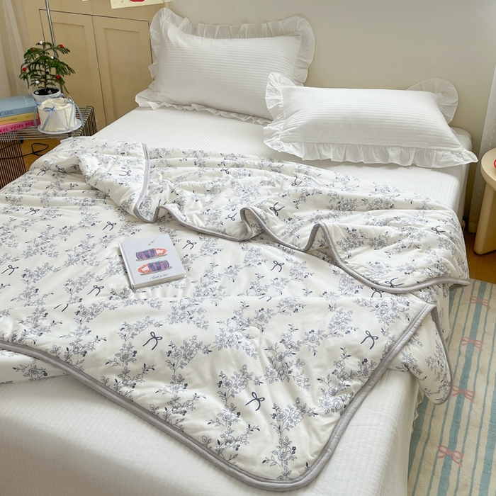 91家纺网 家纺一手货源 找家纺 预言家纺 2024新款A类针织棉夏被