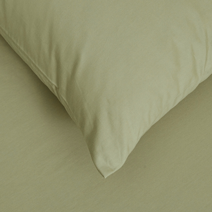 91家纺网 家纺一手货源 找家纺 优眠坊 2025新款全棉13372单床笠 橄榄绿