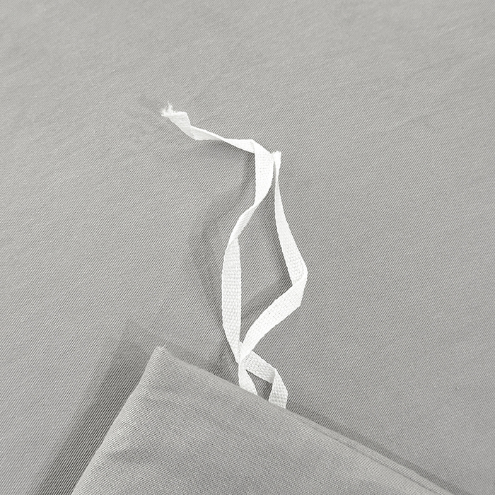 91家纺网 家纺一手货源 找家纺 2025新款13374全棉母婴级贝壳绣宽边枕套纯色刺绣三角针四件套全棉贡缎新疆长绒字母款 贝壳绣-绅士灰