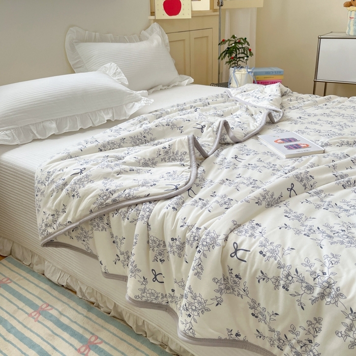 91家纺网 家纺一手货源 找家纺 预言家纺 2024新款A类针织棉夏被