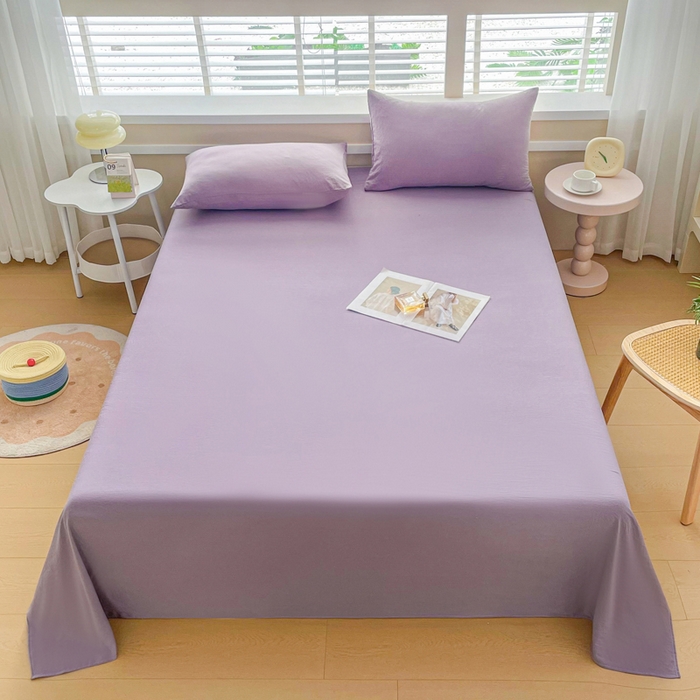 91家纺网 家纺一手货源 找家纺 （总）牛魔王家居 2025新款糯糯棉床单枕套纯色单床单