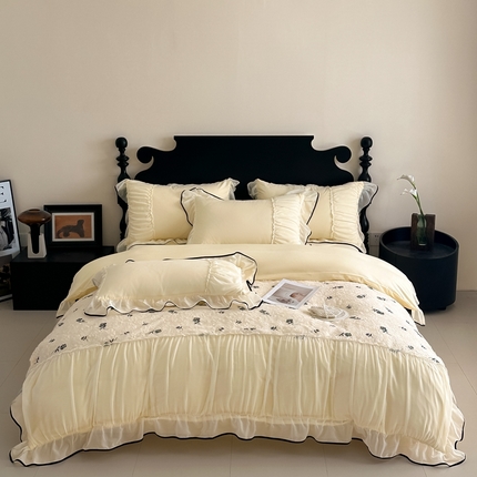 91家纺网 家纺一手货源 找家纺 （总）艺玲家纺2025新款法式高定香榭丽四件套系列