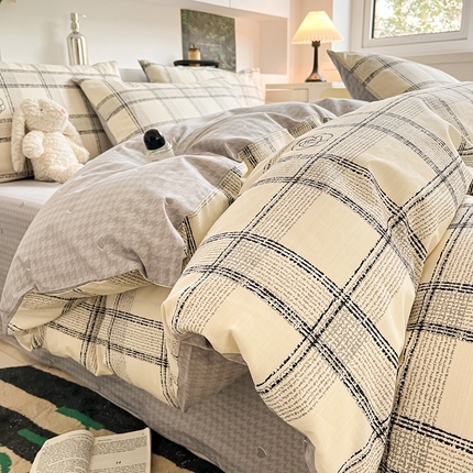 吉象家纺 2025新款全棉印花四件套