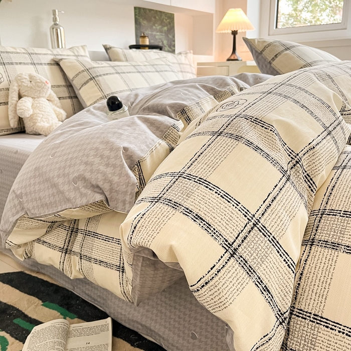 91家纺网 家纺一手货源 找家纺 吉象家纺 2025新款全棉印花四件套