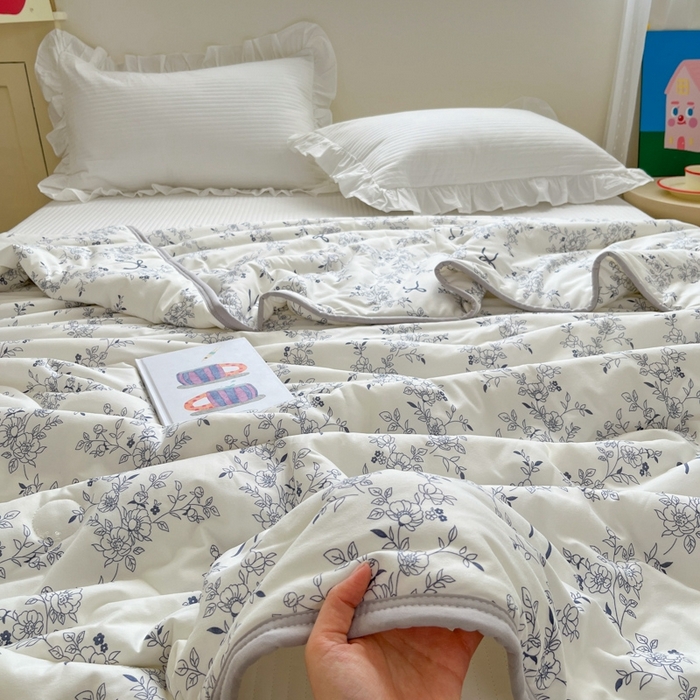 91家纺网 家纺一手货源 找家纺 预言家纺 2024新款A类针织棉夏被