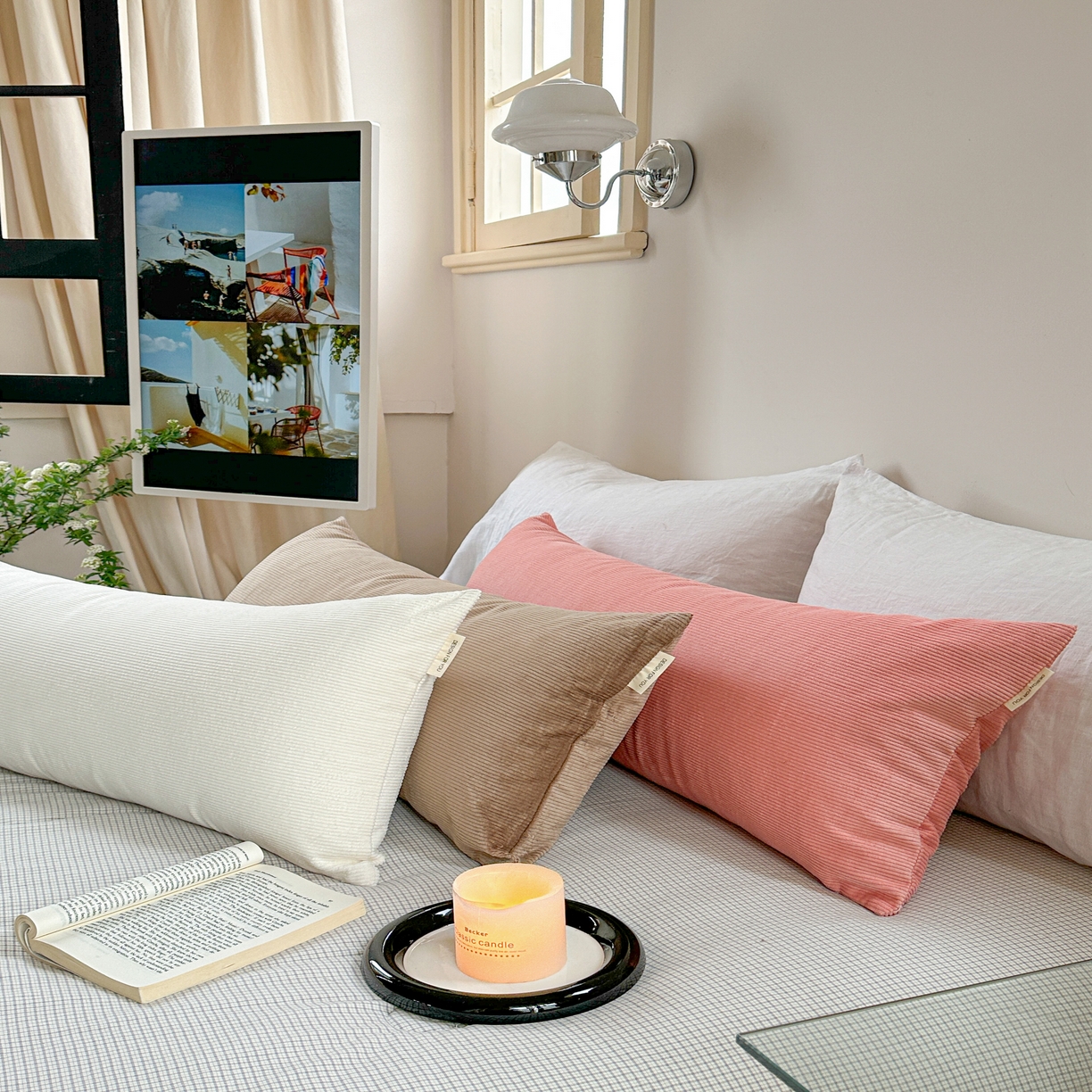 91家纺网 家纺一手货源 找家纺 （总）美茉家居 2025新款灯芯绒长枕