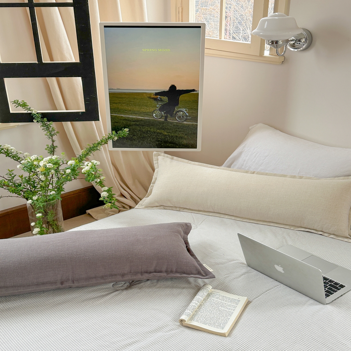 91家纺网 家纺一手货源 找家纺 （总）美茉家居 2025新款棉麻宽边长枕