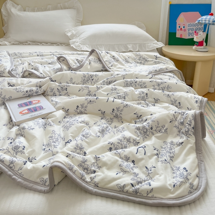 91家纺网 家纺一手货源 找家纺 预言家纺 2024新款A类针织棉夏被