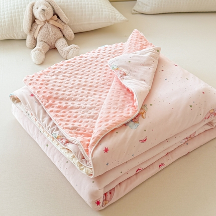 91家纺网 家纺一手货源 找家纺 （总）米可 2025新款A类凉感丝冰豆豆夏凉被