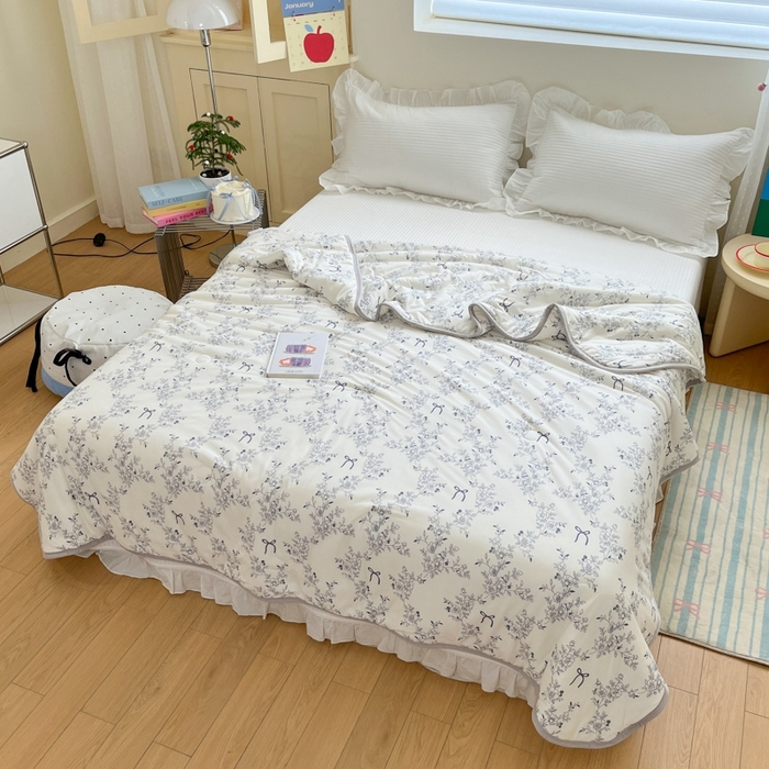 91家纺网 家纺一手货源 找家纺 预言家纺 2024新款A类针织棉夏被