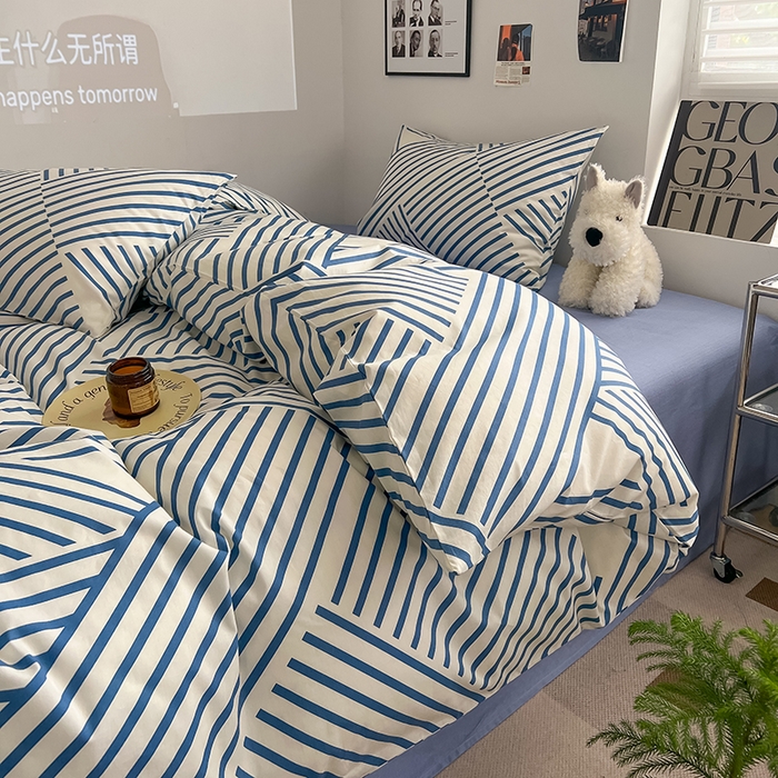 91家纺网 家纺一手货源 找家纺 吉象家纺 2025新款全棉印花四件套