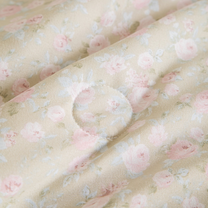 91家纺网 家纺一手货源 找家纺 玛德琳 2025新款双层纱大豆夏凉被空调被夏被四件套 马丁的画