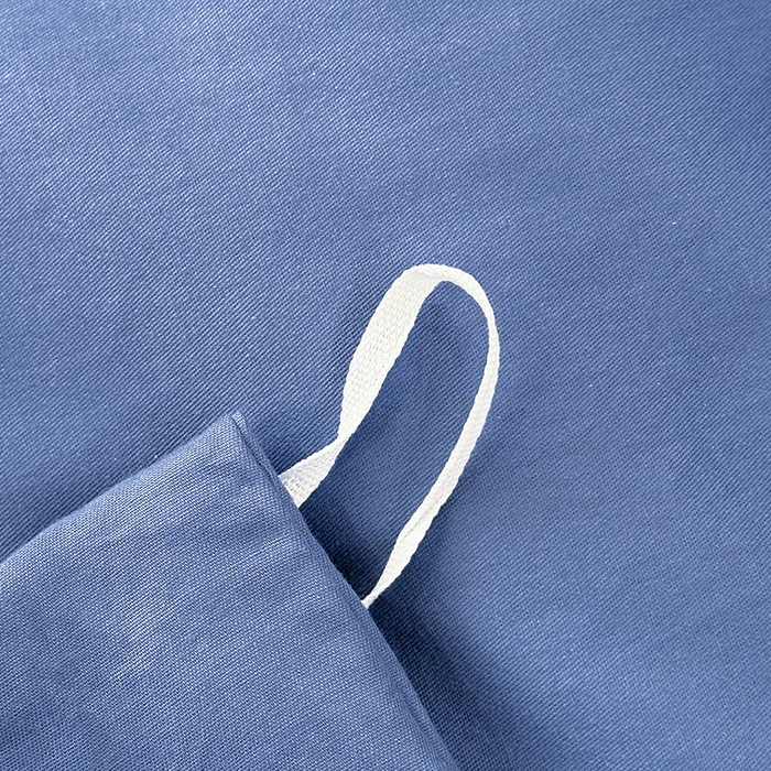 91家纺网 家纺一手货源 找家纺 2025新款13374全棉母婴级贝壳绣宽边枕套纯色刺绣三角针四件套全棉贡缎新疆长绒字母款 贝壳绣-宾利蓝