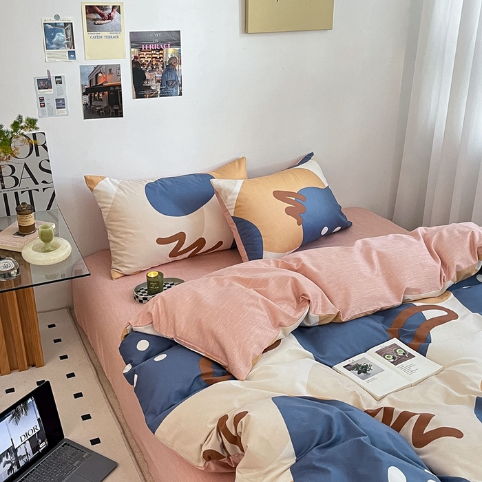 91家纺网 家纺一手货源 找家纺 吉象家纺 2025新款全棉印花四件套