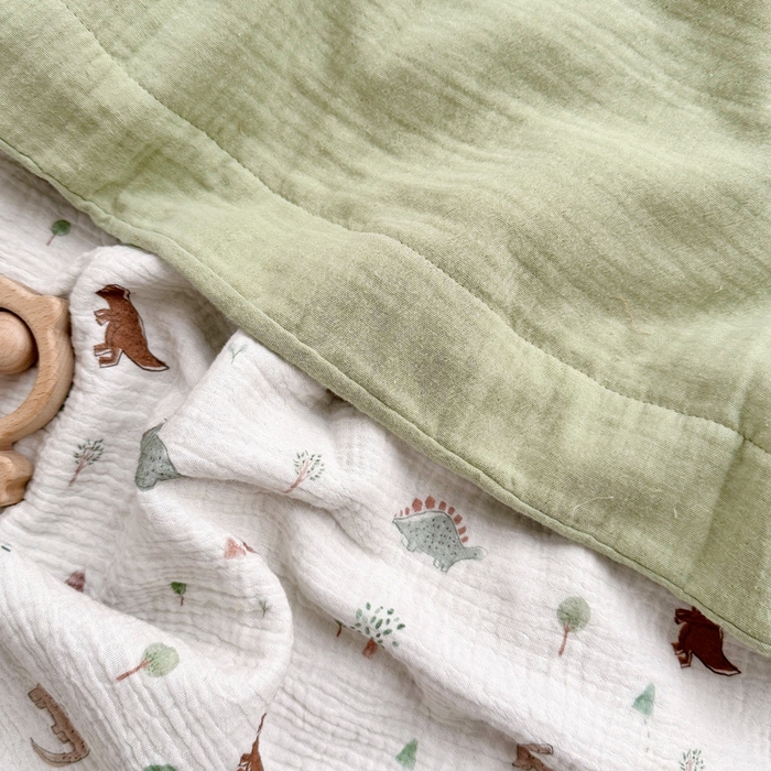 91家纺网 家纺一手货源 找家纺 BOSS 2025新款全棉纯棉皱皱纱儿童盖毯夏被  幼儿园夏被夏凉被空调被