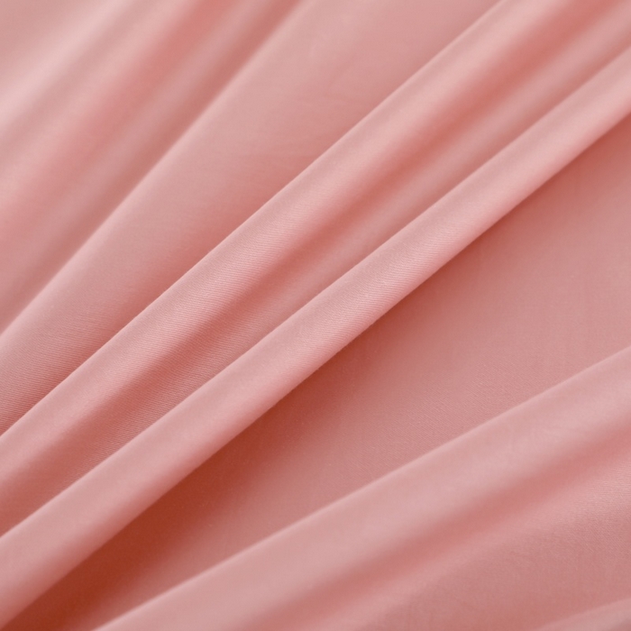 91家纺网 家纺一手货源 找家纺 优姿家纺2025新品高端加密全棉100支绣花宽边四件套 淡雅生活-粉色