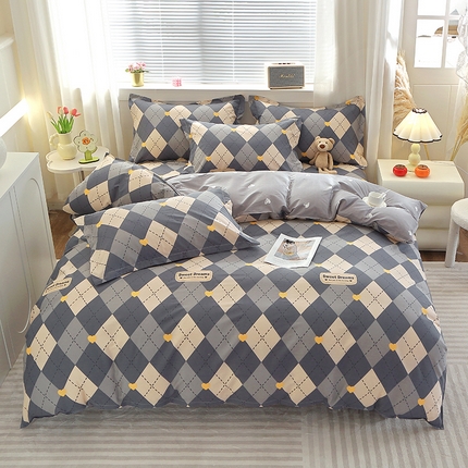 91家纺网 家纺一手货源 找家纺 （总）2025新款40s简欧全棉纯棉印花多规格系列四件套