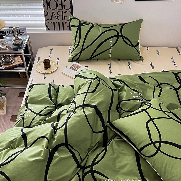 91家纺网 家纺一手货源 找家纺 吉象家纺 2025新款全棉印花四件套