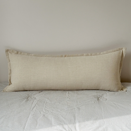 91家纺网 家纺一手货源 找家纺 （总）美茉家居 2025新款棉麻宽边长枕