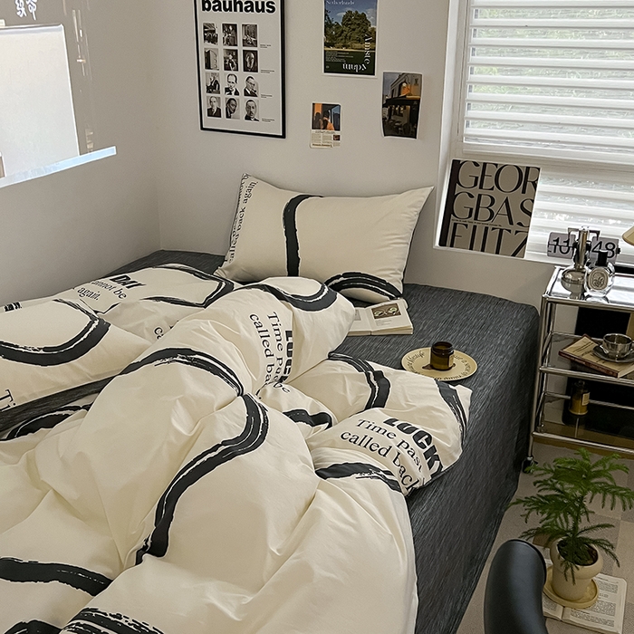 91家纺网 家纺一手货源 找家纺 吉象家纺 2025新款全棉印花四件套