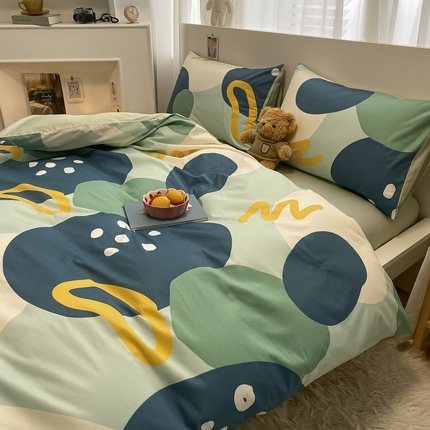 91家纺网 家纺一手货源 找家纺 （总）吉象家纺 2025新款全棉印花四件套