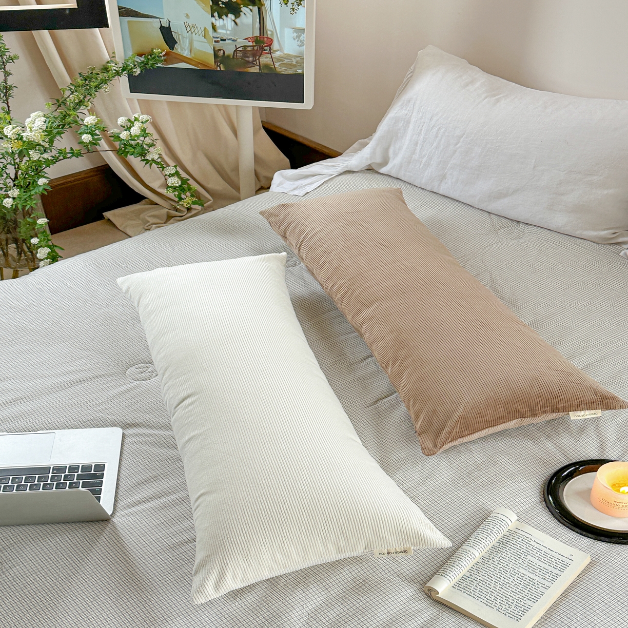 91家纺网 家纺一手货源 找家纺 （总）美茉家居 2025新款灯芯绒长枕