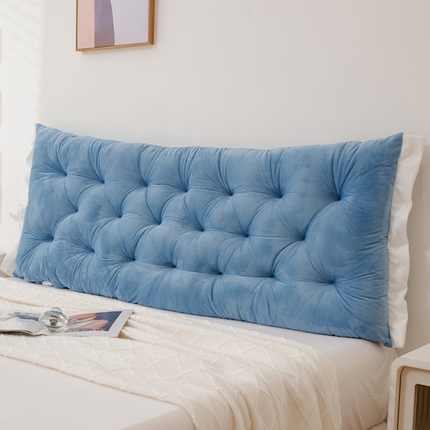 91家纺网 家纺一手货源 找家纺 （总）碧尔家居 2025新款靠垫卧室床头床上靠枕防撞沙榻榻米护腰大靠背免拆洗小清新水晶绒