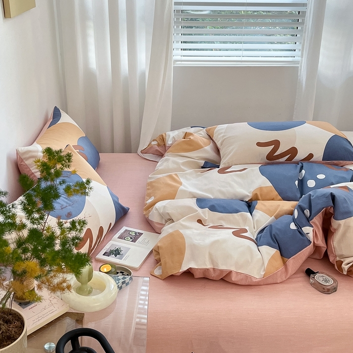 91家纺网 家纺一手货源 找家纺 吉象家纺 2025新款全棉印花四件套