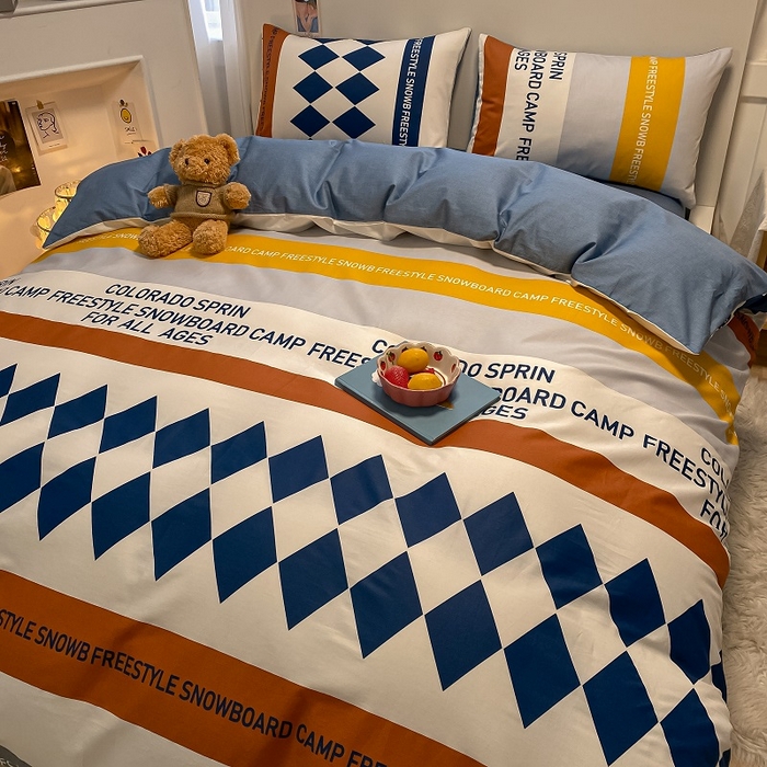 91家纺网 家纺一手货源 找家纺 吉象家纺 2025新款全棉印花四件套