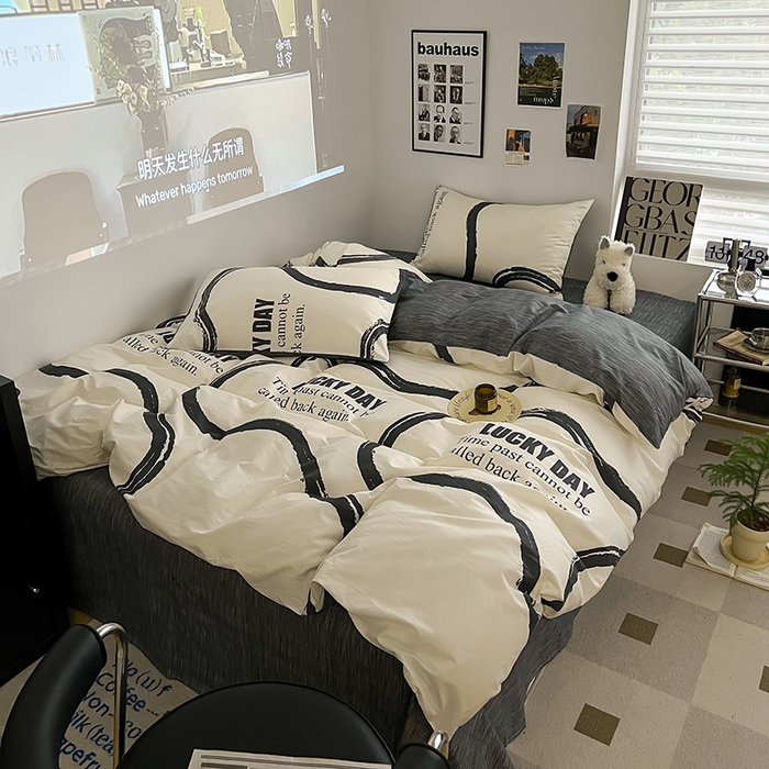 91家纺网 家纺一手货源 找家纺 吉象家纺 2025新款全棉印花四件套