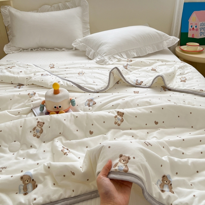 91家纺网 家纺一手货源 找家纺 预言家纺 2024新款A类针织棉夏被