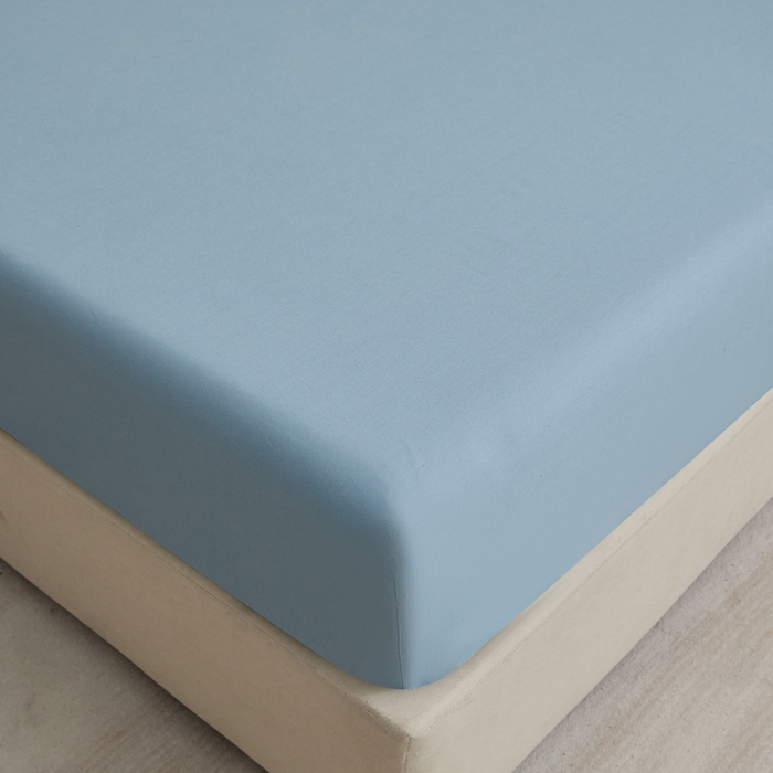 91家纺网 家纺一手货源 找家纺 优眠坊 2025新款全棉13372单床笠 波斯蓝