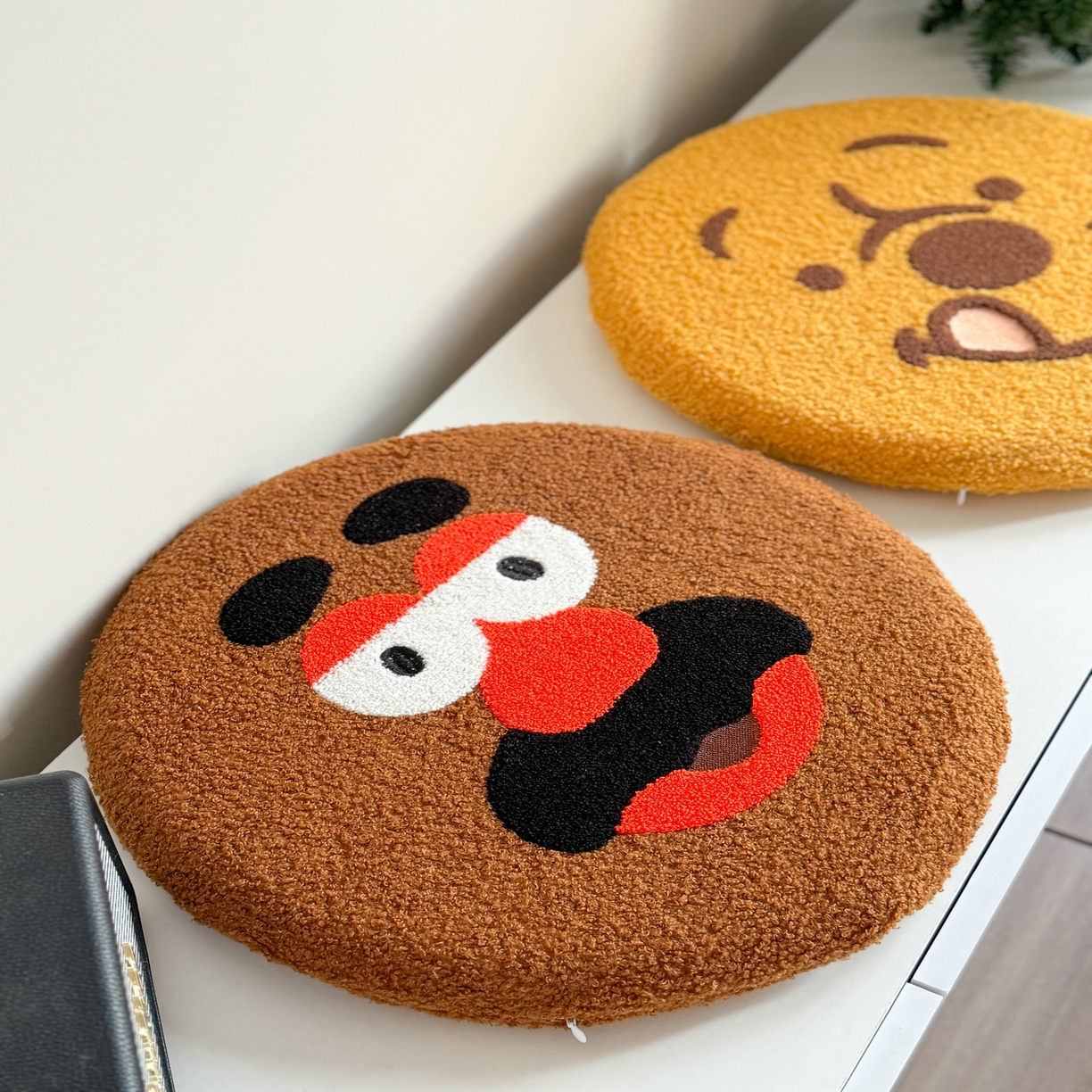 91家纺网 家纺一手货源 找家纺 （总）美茉家居 2025新款泰迪绒毛巾绣坐垫