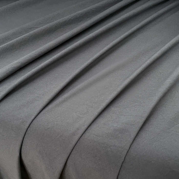 91家纺网 家纺一手货源 找家纺 牛魔王家居 2025新款糯糯棉床单枕套纯色单床单 碳灰